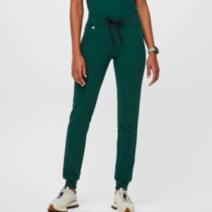 FIGS Forest Green Zamora™ - Jogger Scrub Pants, Size S